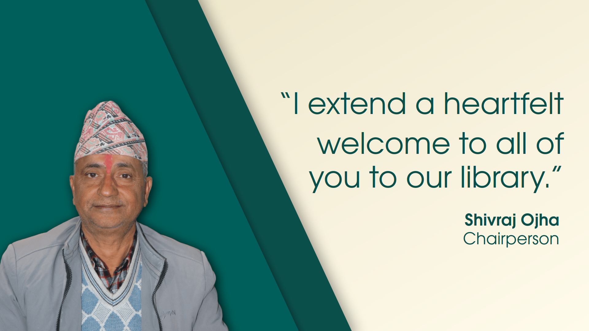 Message from the Chairperson