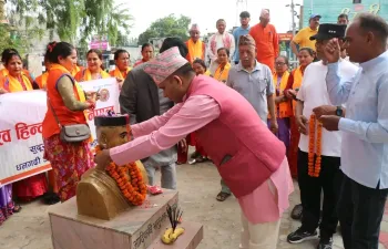 Morning Procession Program on the Occasion of Bhanu Jayanti